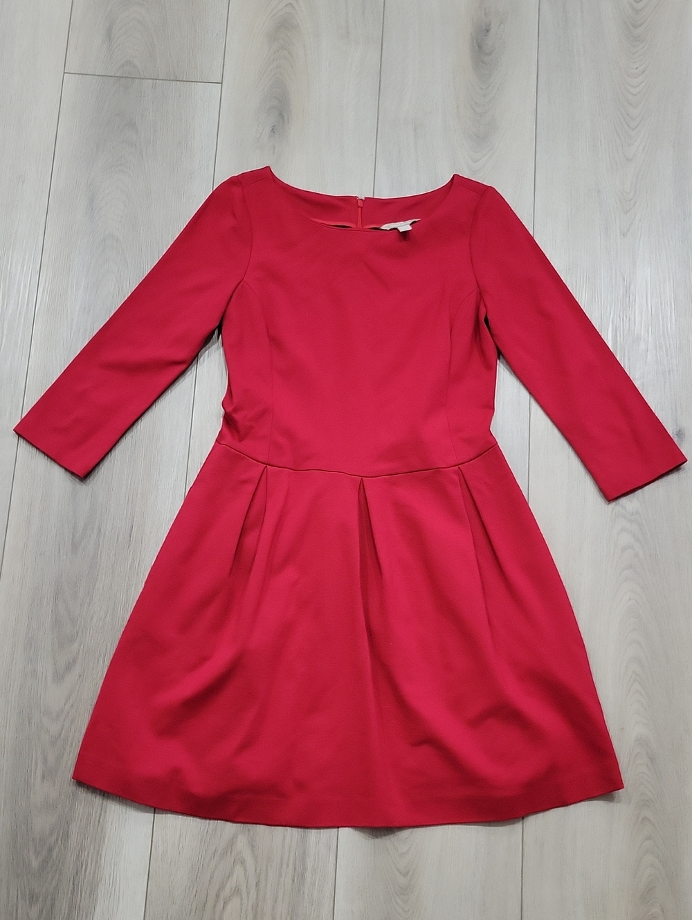 Banana Republic Red Fit-and-Flare Mini Dress